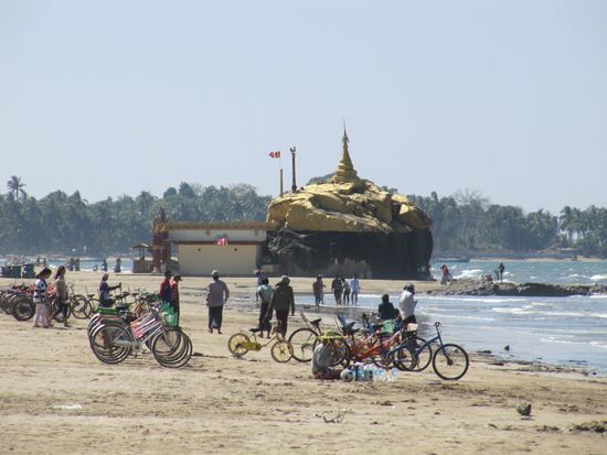 MyanmarReisebericht "An den Beach (Chaungthar)"