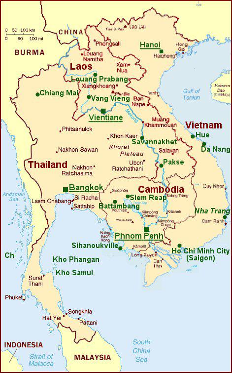 Kambodscha-Reisebericht: "Landkarten"