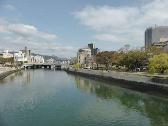 einziges 'erhaltenes' Bauwerk ist die Atombomben-Kuppel