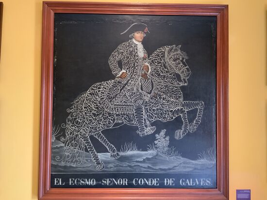 Origineller Reiterporträt