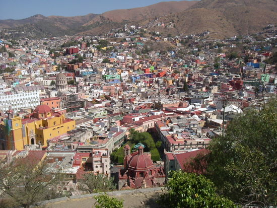 Blick auf Guanajuato