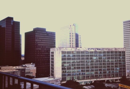 Blick vom Hotel