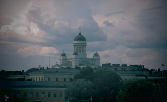 Der Blick von der Kathedrale zum Dom