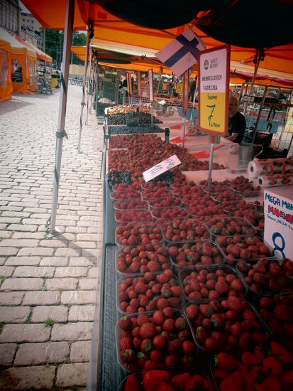 Viele frische Beeren