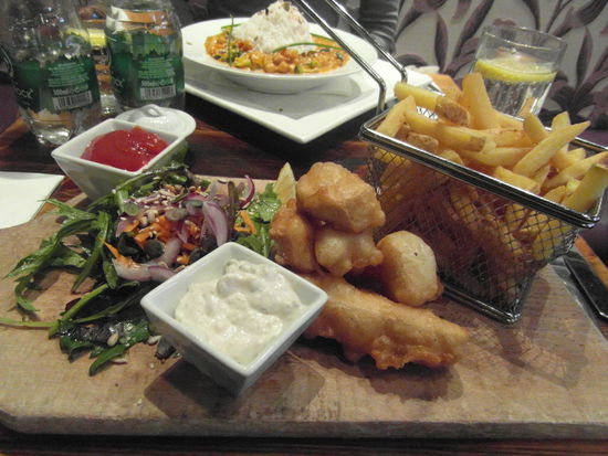 Vegetarische Fish&Chips (aus Tofu!)