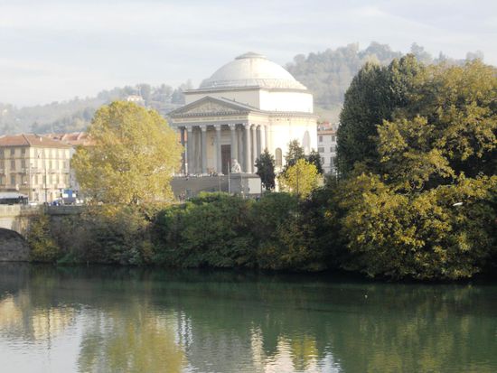 Die Chiesa Gran Madre di Dio ist vom Boot aus gut zu sehen