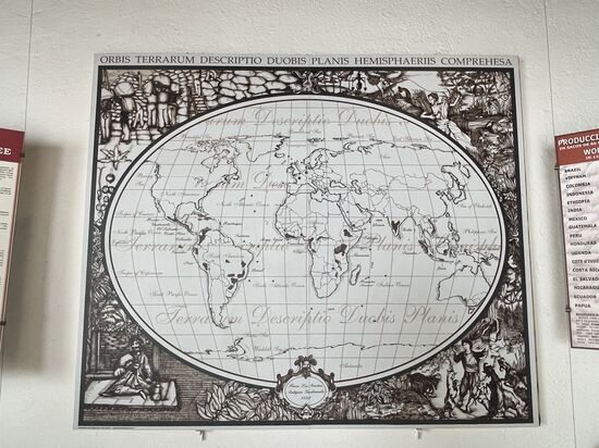 Kaffee wird auf der ganzen Welt in der Nähe des Äquators angebaut