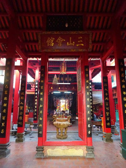 Die Tam Son Hoi Quan Pagode aus dem 19. Jh.