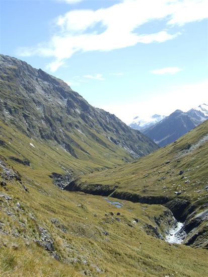 Der Weg entlang des "Dart-Rivers".