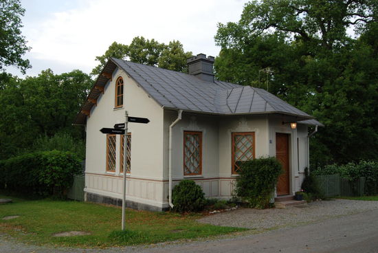 Grindstugan oder Schrankenwärterhäuschen