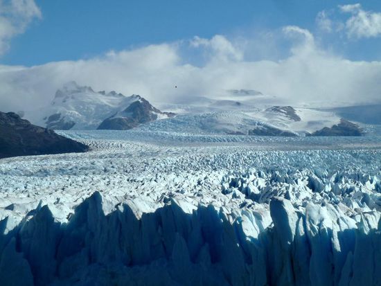 ...weit ins Hinterland,...nur Eis,...sonst nichts