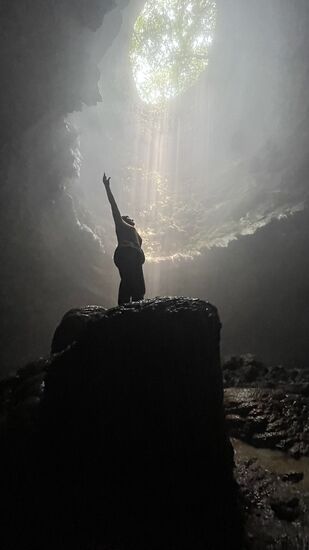Das ist der bekannte Fotopoint—einer aus der Mannschaft macht die Fotos